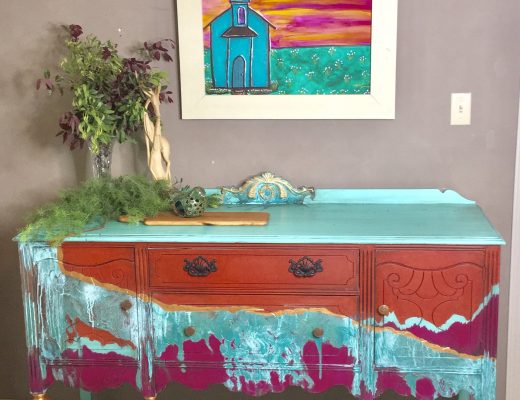 how to stage painted furniture
